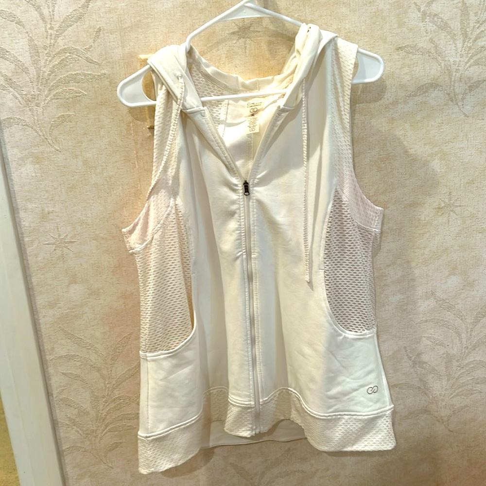 XL Calia Cream Mesh Workout Vest